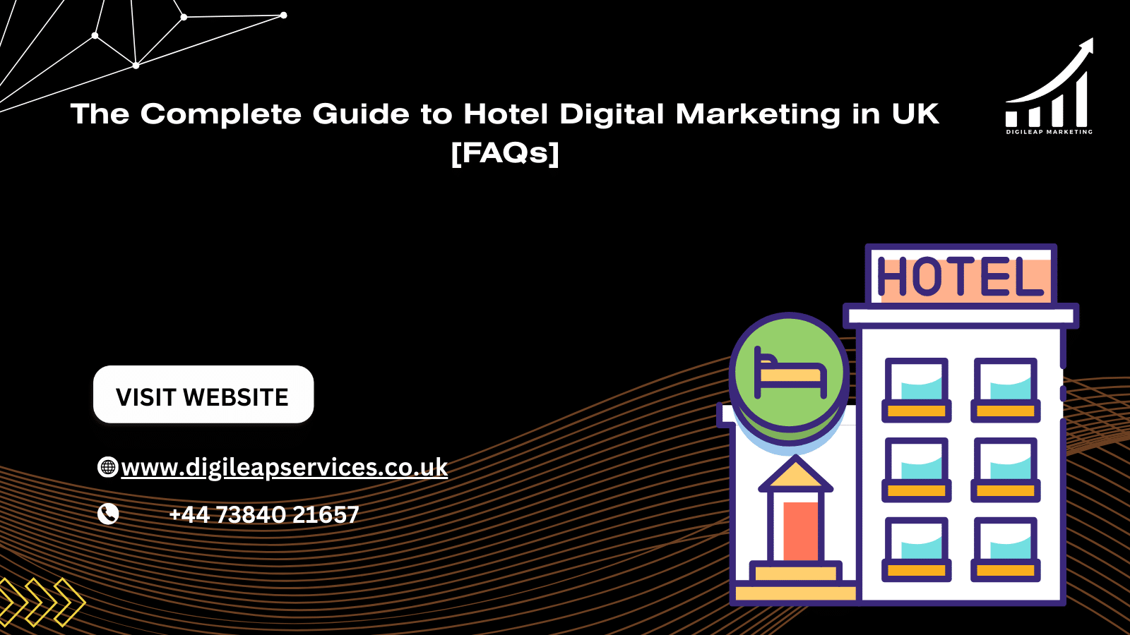 Hotel lobby interior representing effective hotel digital marketing visuals.