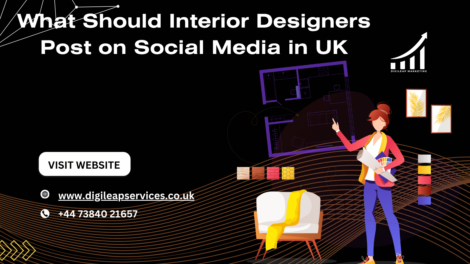 Interior designers social media content ideas for UK audience